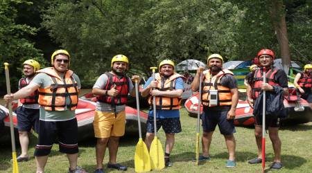 Melen Çayı rafting grubu - Düzce Cumayeri